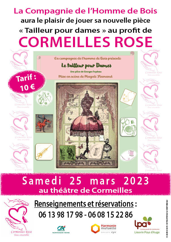 Cormeilles Rose : Le tailleur pour Dames - Tourisme Lieuvin Pays d'Auge